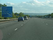 M5 southbound approaching junction 25 - Geograph - 1326031.jpg