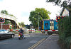 Train at level crossing by Nantwich station - Geograph - 253419.jpg
