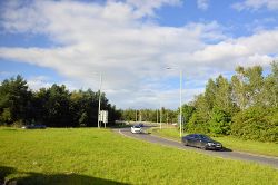 A41 at M54 roundabout junction 3 - Geograph - 4648262.jpg