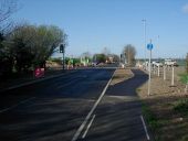 Level crossing with guided busway - Geograph - 778856.jpg