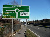 Poole - Road Sign on Canford Way - Geograph - 1749676.jpg