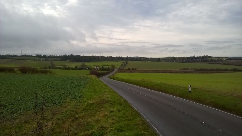 File:20160124-1217 - B1039 at Great Chishill Windmill, looking towards Barley 52.0301421N 0.0583885E.jpg