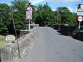 Medieval Bridge with Signs - Geograph - 1372579.jpg