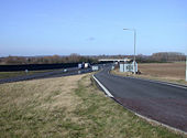 Slip road at M11 junction 11 - Geograph - 677323.jpg