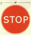 Manually operated Stop sign - phased out in 1994