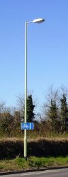 B3231 Saunton Road lamppost, Braunton - Coppermine - 5360.JPG