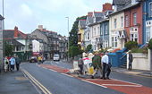 A487 approaching Aberystwyth town centre.jpg