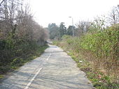 A cut-off section of the A5 - Geograph - 387484.jpg