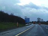 Approaching new advance sign on M7 Junction 10 Southbound. - Coppermine - 16132.JPG