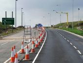 A453 Road Widening, Mill Hill (C) David Dixon - Geograph - 4229312.jpg