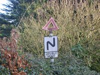 Double Bend sign. - Coppermine - 21316.JPG