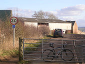 Limit on former A6091 - Coppermine - 10304.jpg