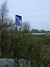Motorway junction sign M6 - M54 - Geograph - 1896190.jpg