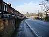 Terraced houses drop down Romsey Road towards the A35 - Geograph - 1715454.jpg