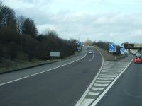 A57 exit road from the M1 - Geograph - 2842831.jpg