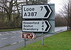 A387 Road Signs - Geograph - 342927.jpg
