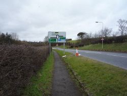 Path beside Musham Bank Road - Geograph - 4835804.jpg