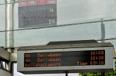 Bus information display, Ballyhackamore, Belfast (June 2014) - Geograph - 4018031.jpg