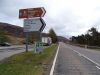 A835 Braemore Junction - Flag signs looking east.jpg