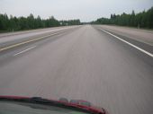 E75 Finland - very wide section of road coming to an end - Coppermine - 6724.jpeg