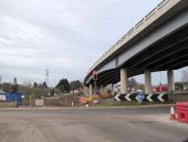 New flyover at Penn Inn roundabout - Geograph - 4749092.jpg