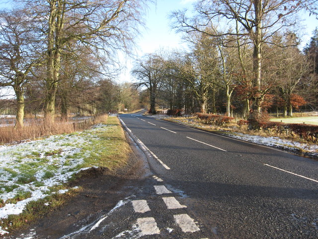 File:Looking along the A697 as it heads... (C) Liz 'n' Jim - Geograph - 1131999.jpg