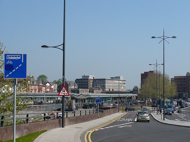 File:Queensway and Newport Station - Geograph - 1428619.jpg