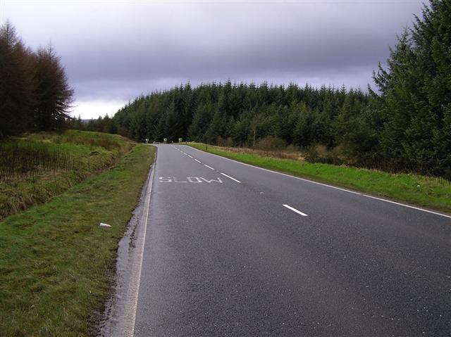 File:A36, Shane's Hill Road - Geograph - 719135.jpg