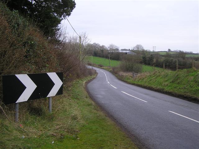 File:B158 Road at Garvaghy - Geograph - 1103857.jpg