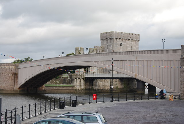 File:Bridge over the River Conwy - Geograph - 1477052.jpg