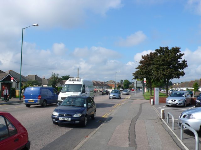 File:The A3060 near Throop, Bournemouth - Geograph - 961367.jpg
