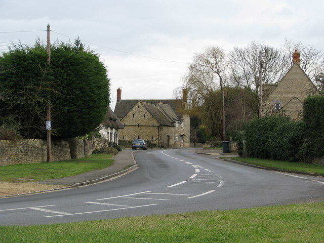 File:Road through Brighthampton - Geograph - 1699561.jpg