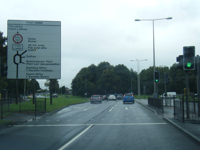 File:A48 Southern Distributor Road - Geograph - 4674083.jpg