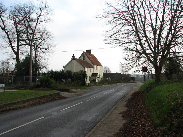 File:View southeast along the B1135 (Dereham Road) - Geograph - 671936.jpg