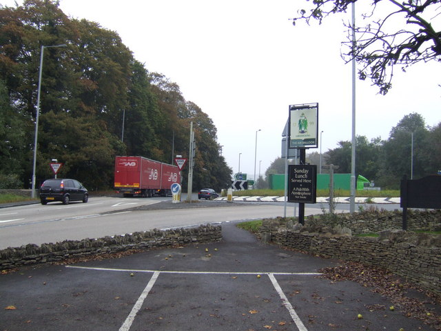 File:The Air Balloon roundabout - Geograph - 597114.jpg