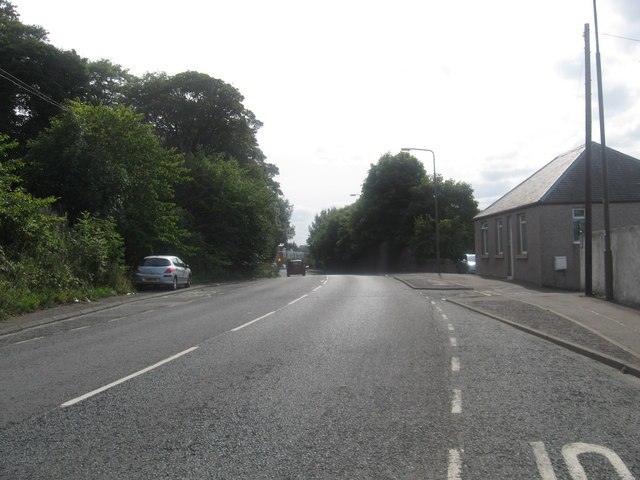 File:The B1348 at Westpans heading towards Musselburgh - Geograph - 1453398.jpg