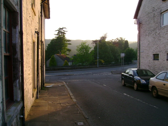 File:Garelochhead streets in evening sunlight - Geograph - 1340439.jpg