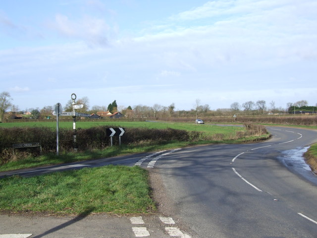 File:Junction of Goose Green Lane and B1134 - Geograph - 350420.jpg