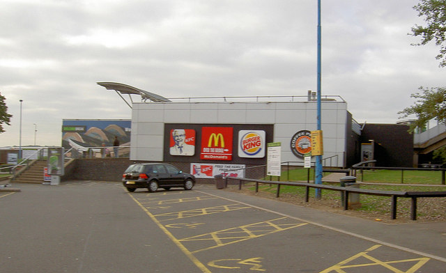 File:Burger or chicken for breakfast? - Geograph - 546094.jpg