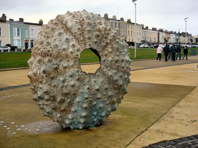 File:Sea Urchin sculpture at Dun Laoghaire - Geograph - 913262.jpg