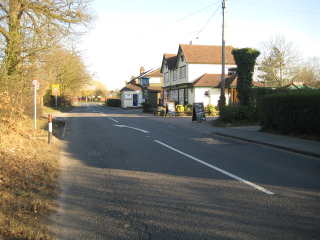 File:Willey Green- A323 Guildford Road & The Duke of Normandy PH - Geograph - 697917.jpg