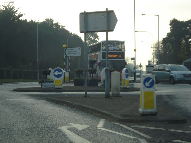 File:Doagh Road Roundabout - Geograph - 1099098.jpg