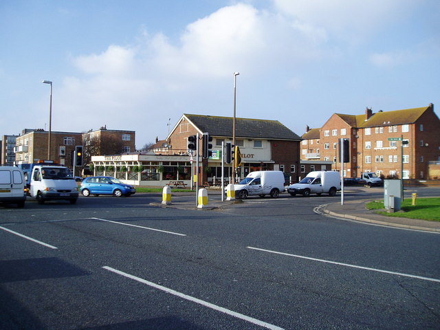 File:Junction of Albion Street (A259) and Station Road (B2167) - Geograph - 648176.jpg