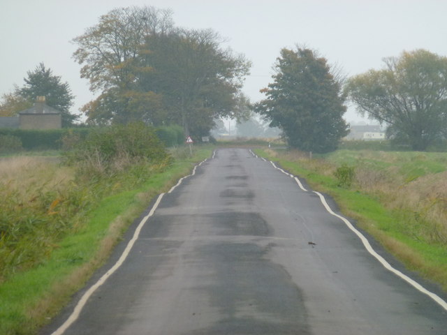 File:Undulating fenland road west of March (C) Richard Humphrey - Geograph - 3193808.jpg