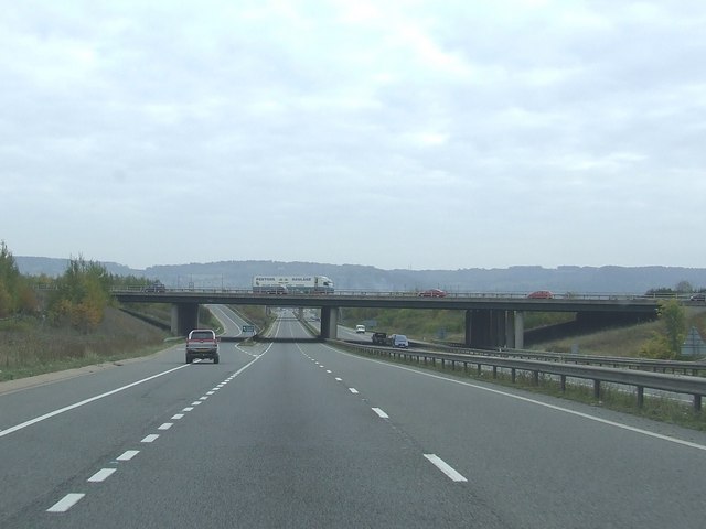 File:M5 crossing the Brockworth bypass - Geograph - 1543641.jpg
