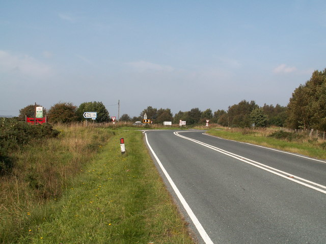 File:Interesting road junction on the B1416 - Geograph - 237077.jpg