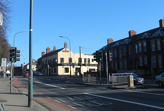 File:Pedestrian crossing island, Drumcondra Road, Dublin - Coppermine - 10496.jpg