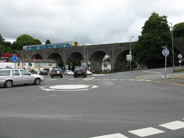 File:Tenby - Railway Viaduct & Main Road Junction - Geograph - 1413432.jpg