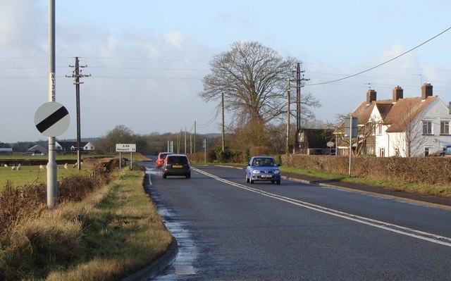 File:The A48 near the Parkwall roundabout - looking towards Newport - Geograph - 1122615.jpg