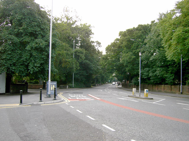 File:Wilmslow Road, Manchester - looking north - Geograph - 895887.jpg